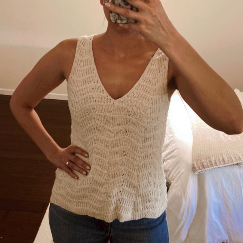 Madewell Crochet Tank Top